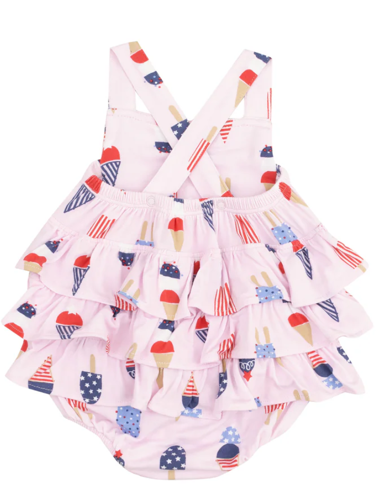 American Ice Cream Ruffle Sunsuit