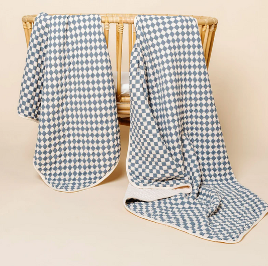 Cloud Muslin™ Quilt - Miles/Cream (Small 30" X 30")