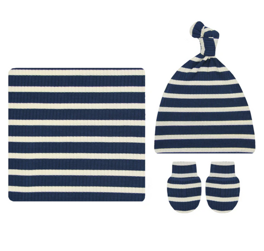 Jack Ribbed Newborn Hat Bundle