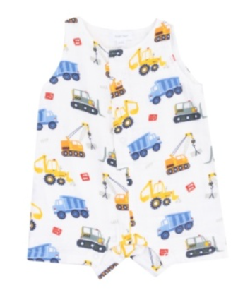 Sleeveless Shortie Romper - Cool Construction