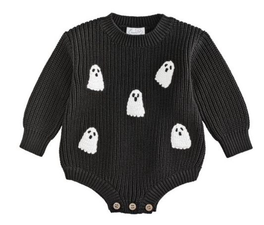 Ghost Chain Stitch Baby Sweater Bubble