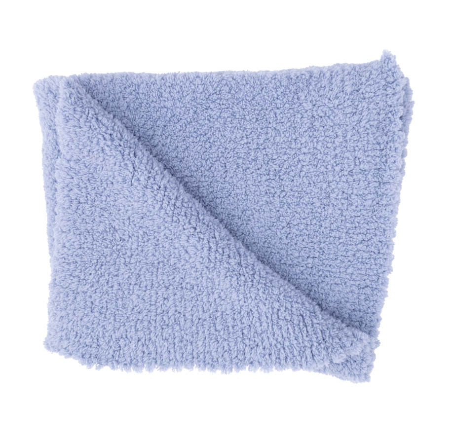Chenille Blanket With Striped Texture