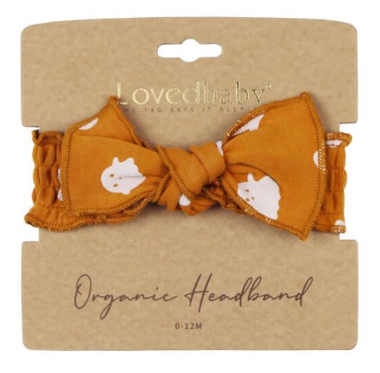 Ghosts | Organic Smocked Headband