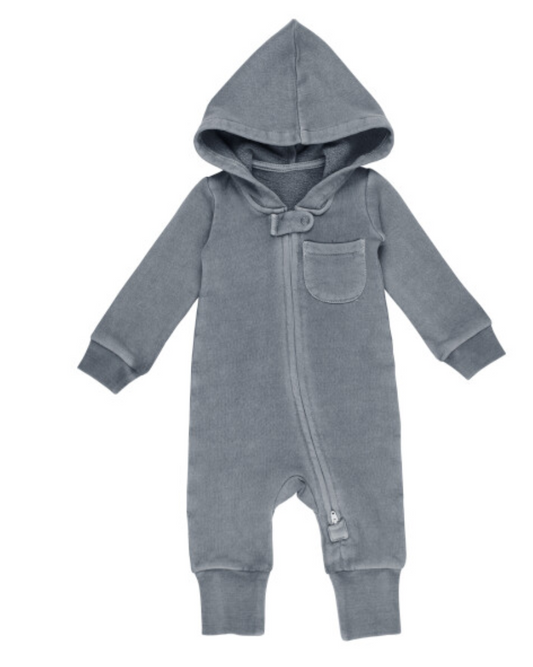 Organic Cozy Zipper Romper