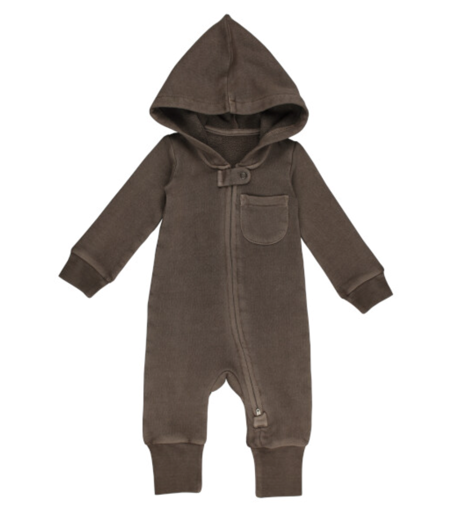 Organic Cozy Zipper Romper