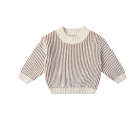 RELAXED KNIT SWEATER || GOLD