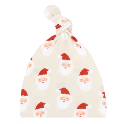 Santa Baby Top Knot Hat