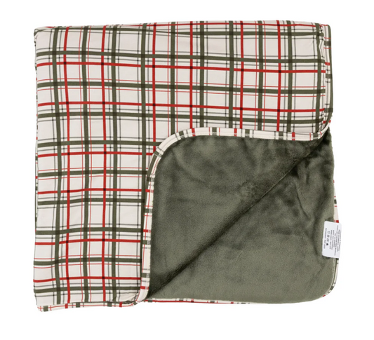 Double Plaid Toddler Blanket Toddler (36" X 50")