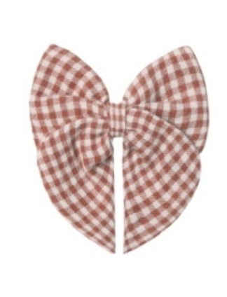 Bow Red Gingham