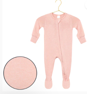 Piper Plush Knit Zipper Footies