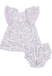 Shannon  Floral - V- Neck Dress  and Bloomer