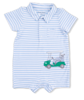 Striped Golf - Polo Shortie