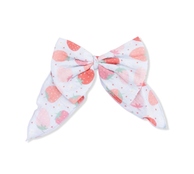 Strawberry Bliss - Large Bow