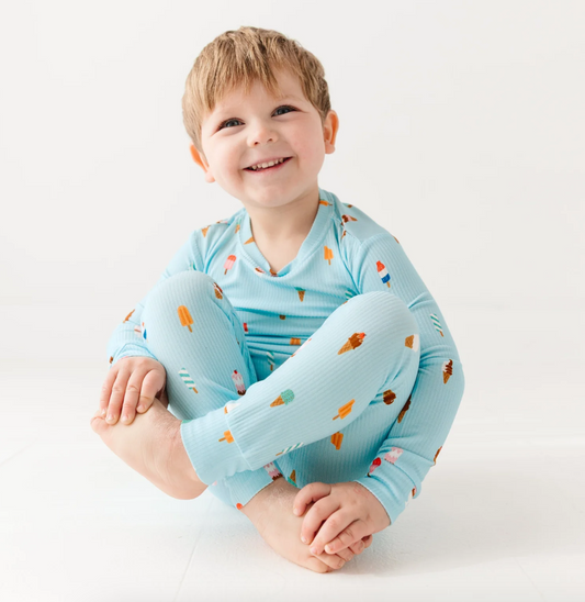 Ice Cream Shop Small Ribbed Two-Piece Set