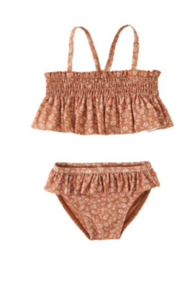 Smocked Ruffle Bikini || Poppy Floral