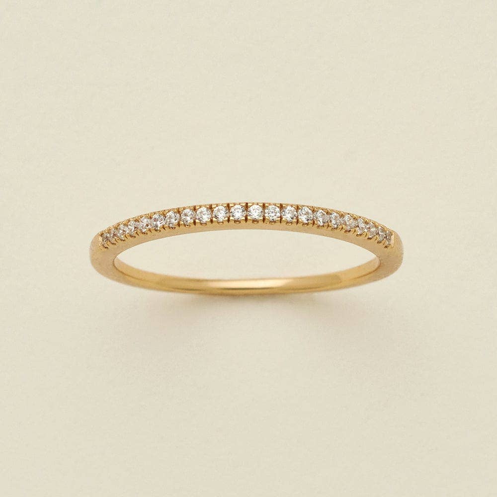 April Birthstone Stacking Ring