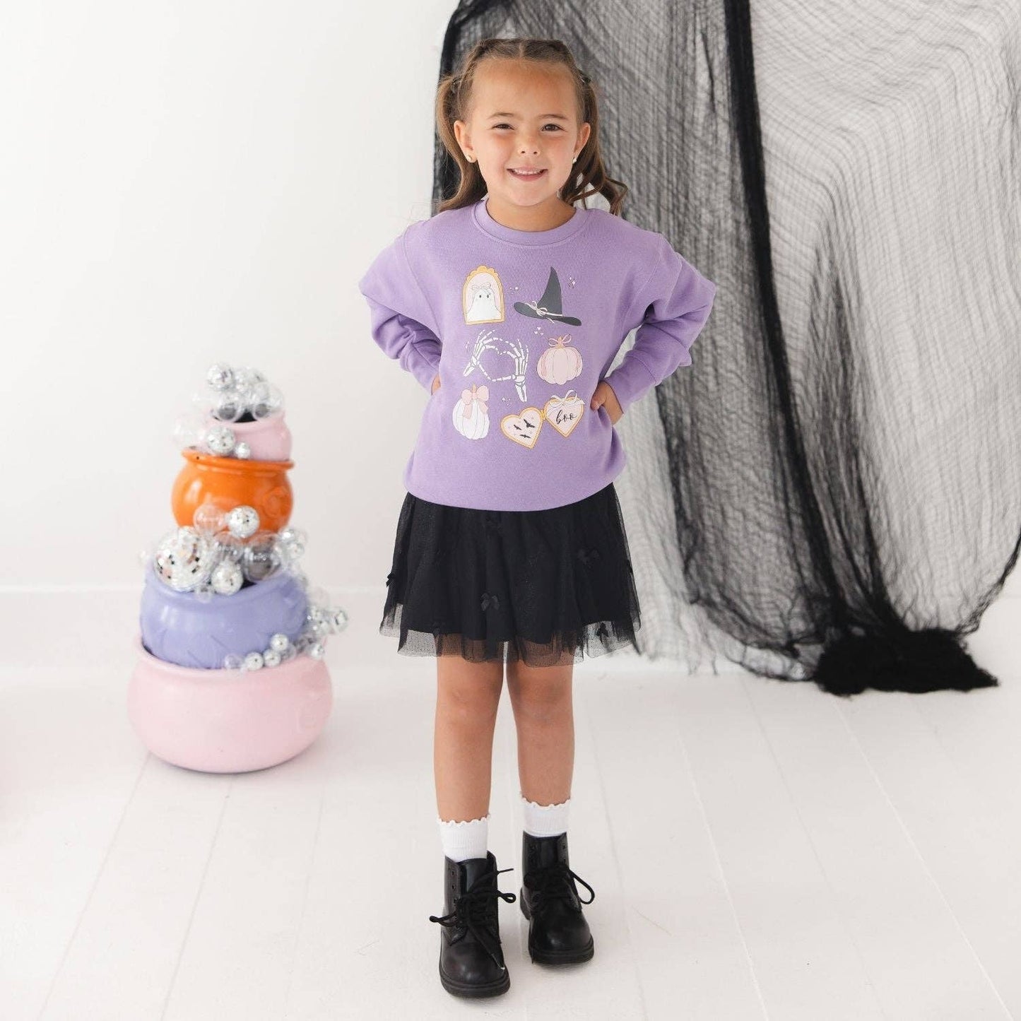 Onyx Bow Tutu Skirt - Kids Boutique Clothing - Halloween