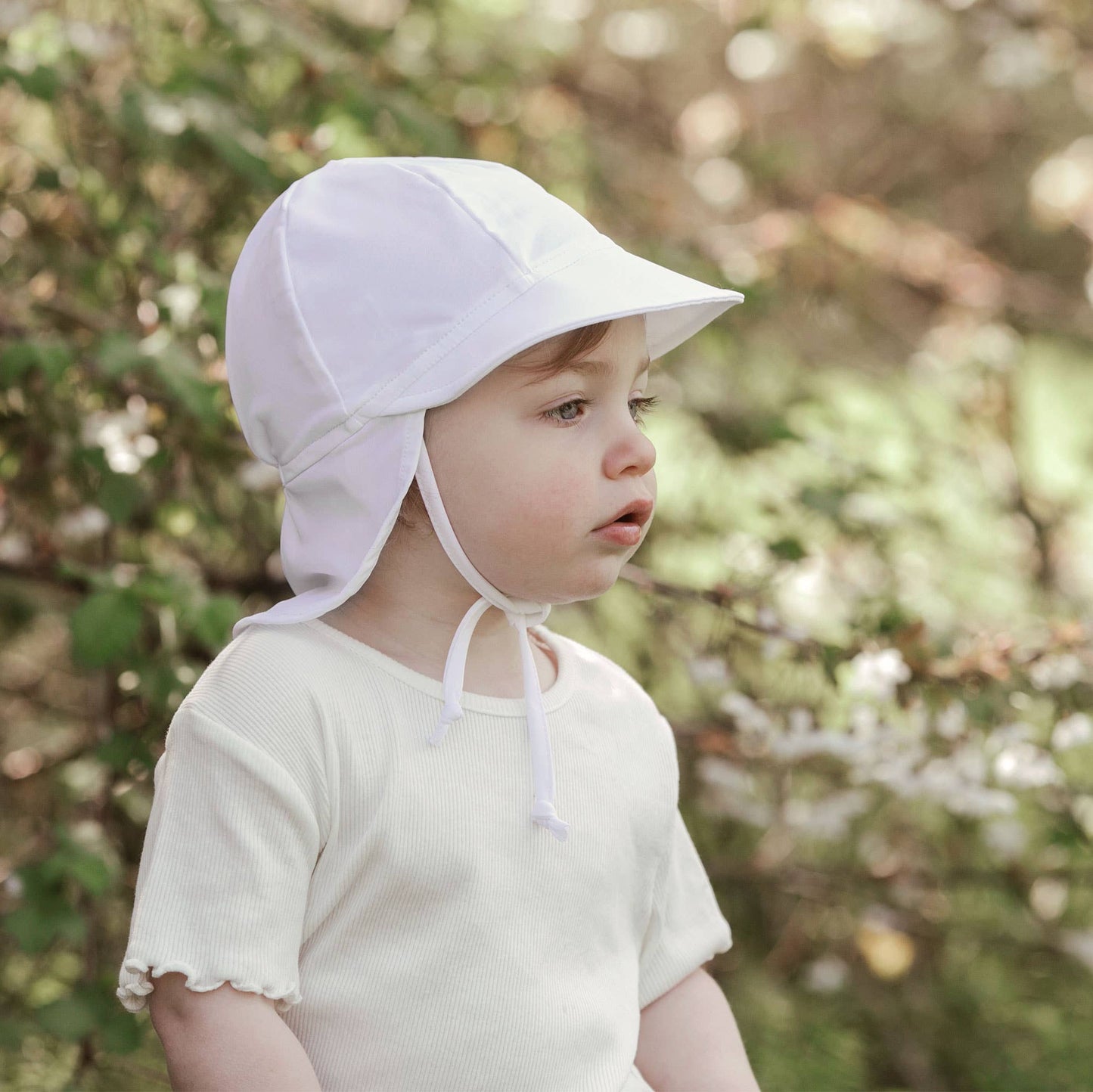 Jan & Jul - White | Sun Soft UV Baby Cap