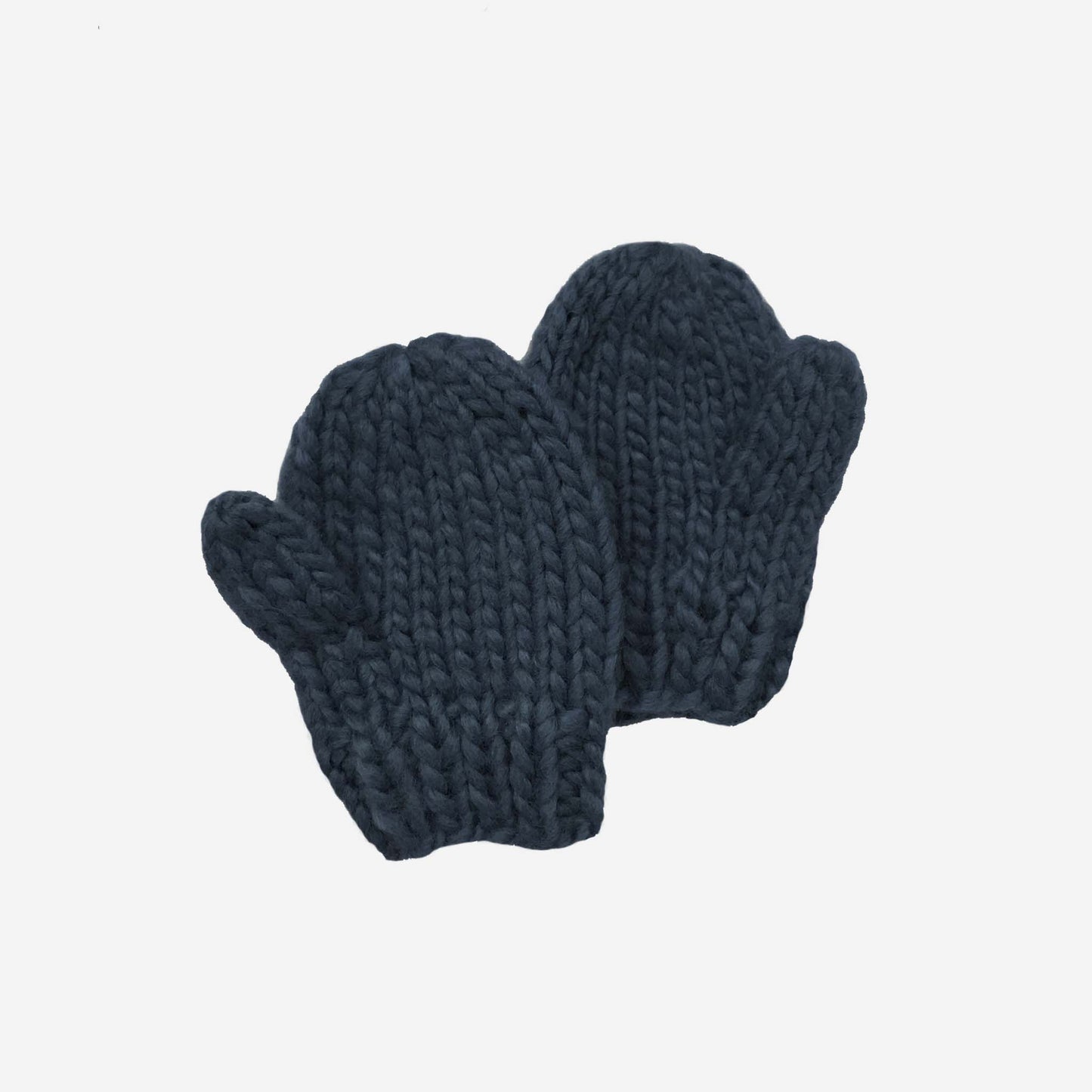Navy Classic Mittens