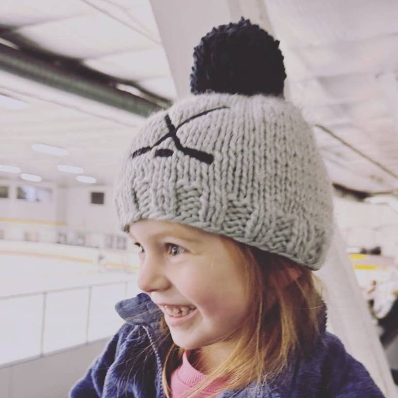 Ice Hockey Beanie Hat