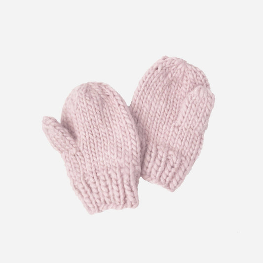 Baby Pink Classic Mittens