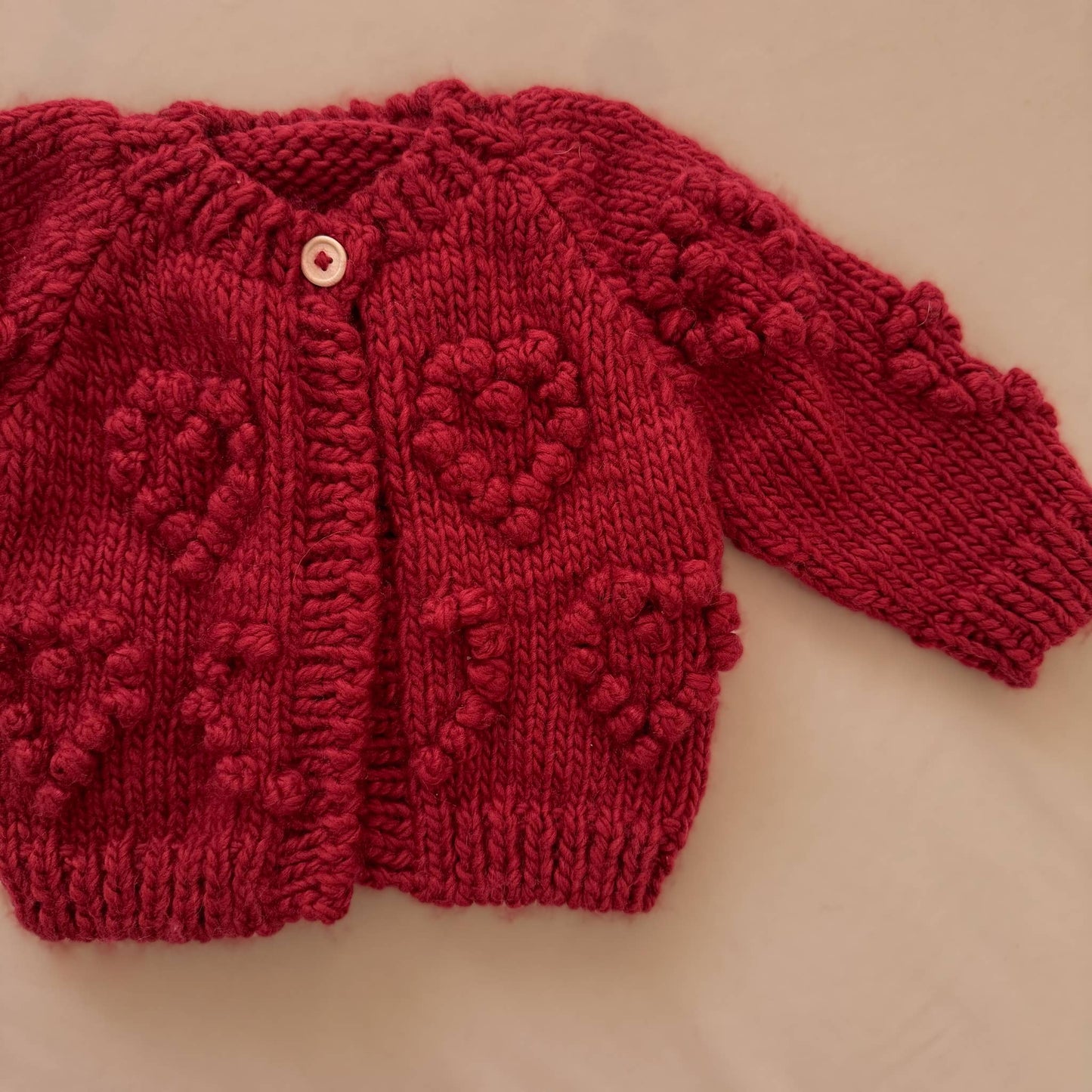 Heart Popcorn Cardigan