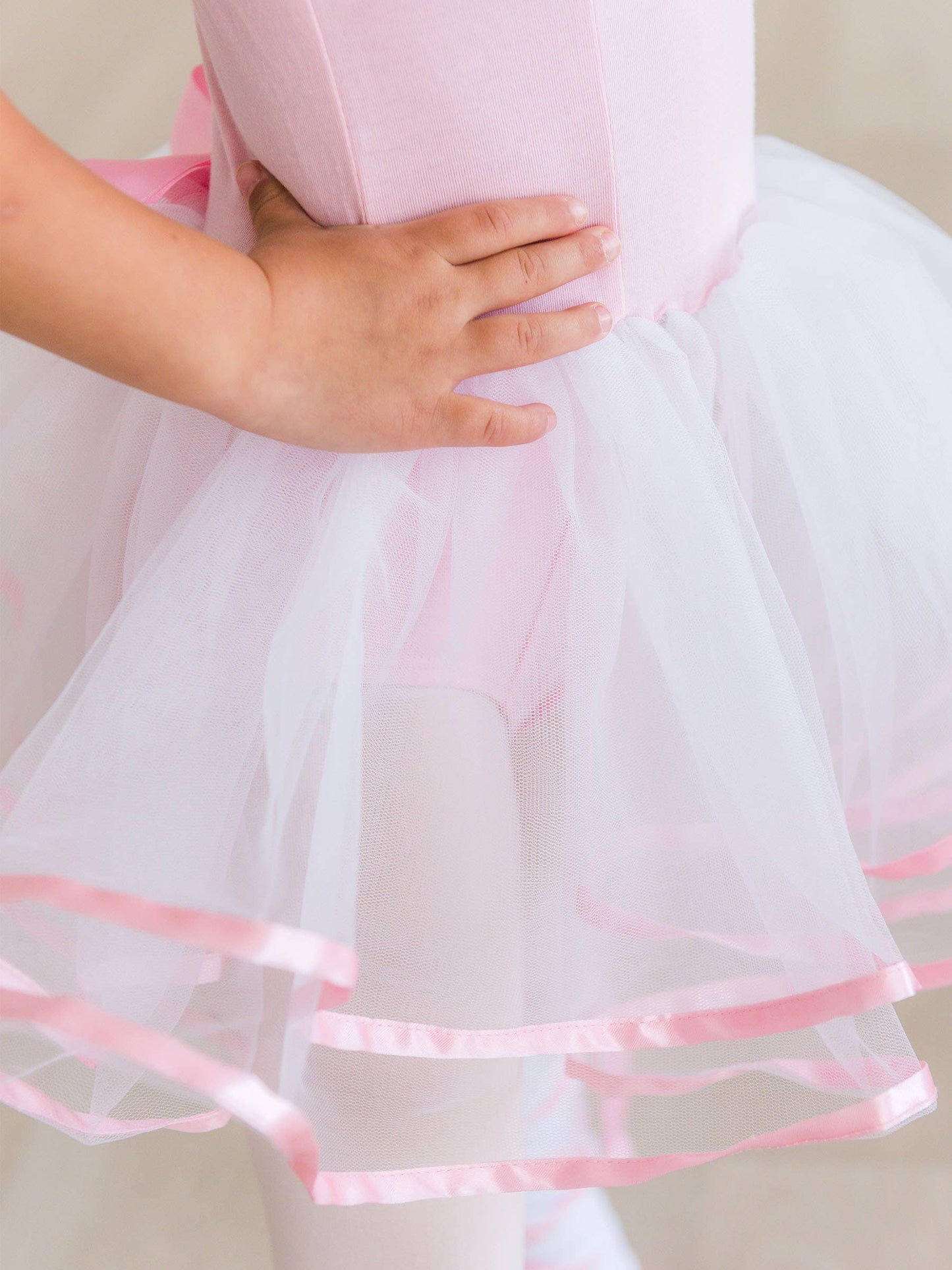 Girls Pink Signature Tutu Ballet Dance Leotard
