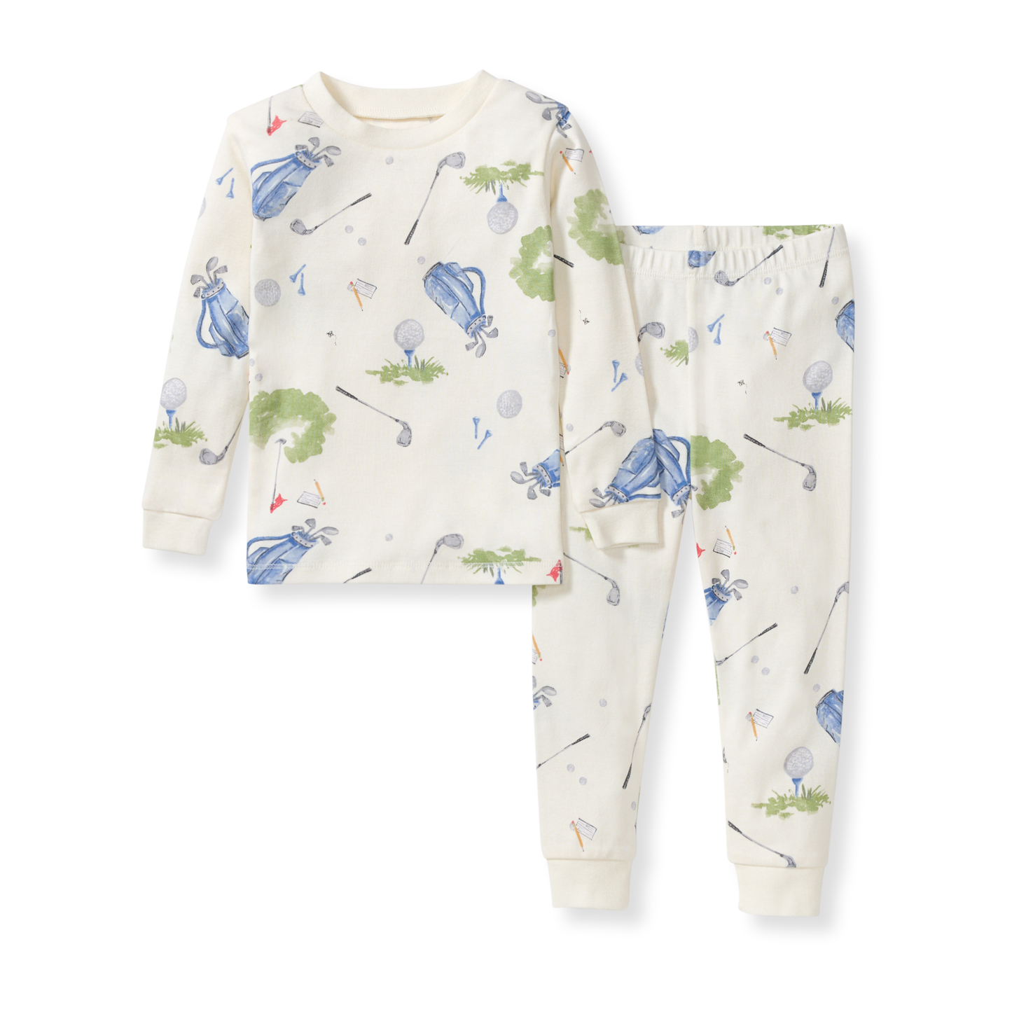 Burt's Bees Baby - Little Golfer Organic Cotton Two-Piece Pajamas