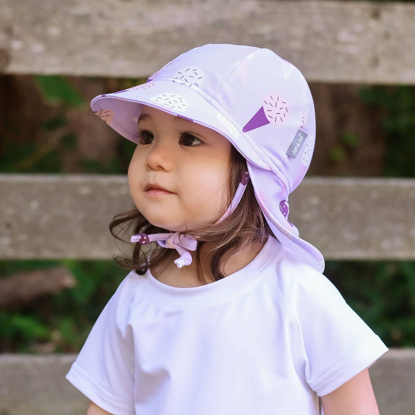 Jan & Jul - Lavender Ice Cream | Sun Soft UV Baby Cap