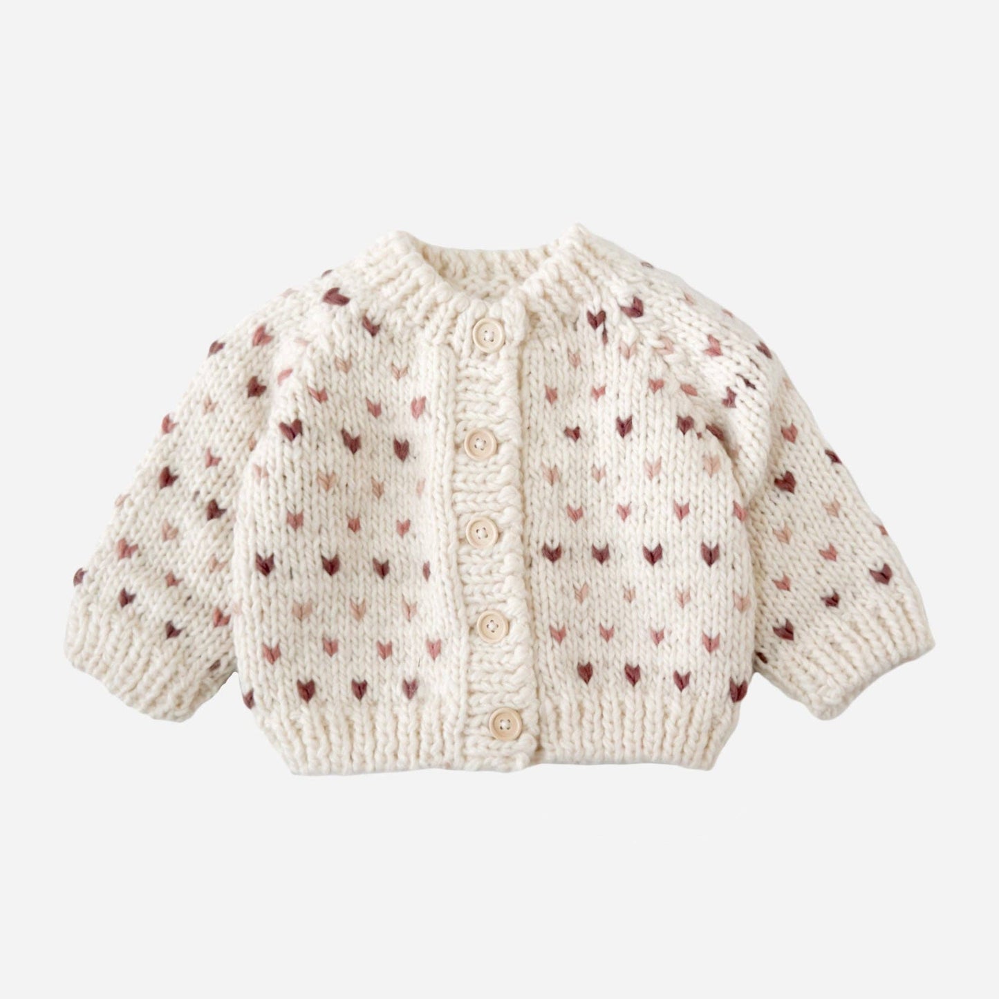 Mauve Heart Sawyer Cardigan