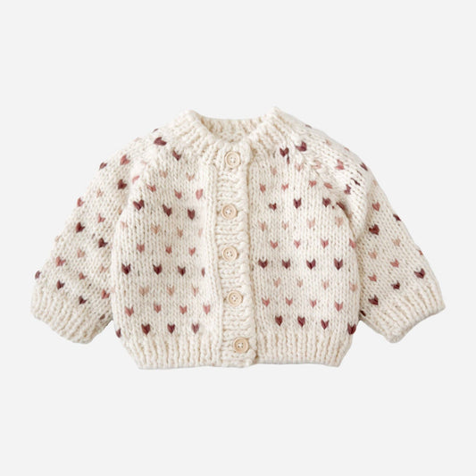 Mauve Heart Sawyer Cardigan