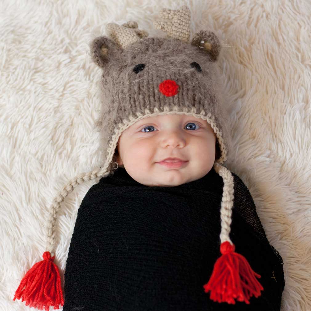 Rudolph Reindeer Beanie