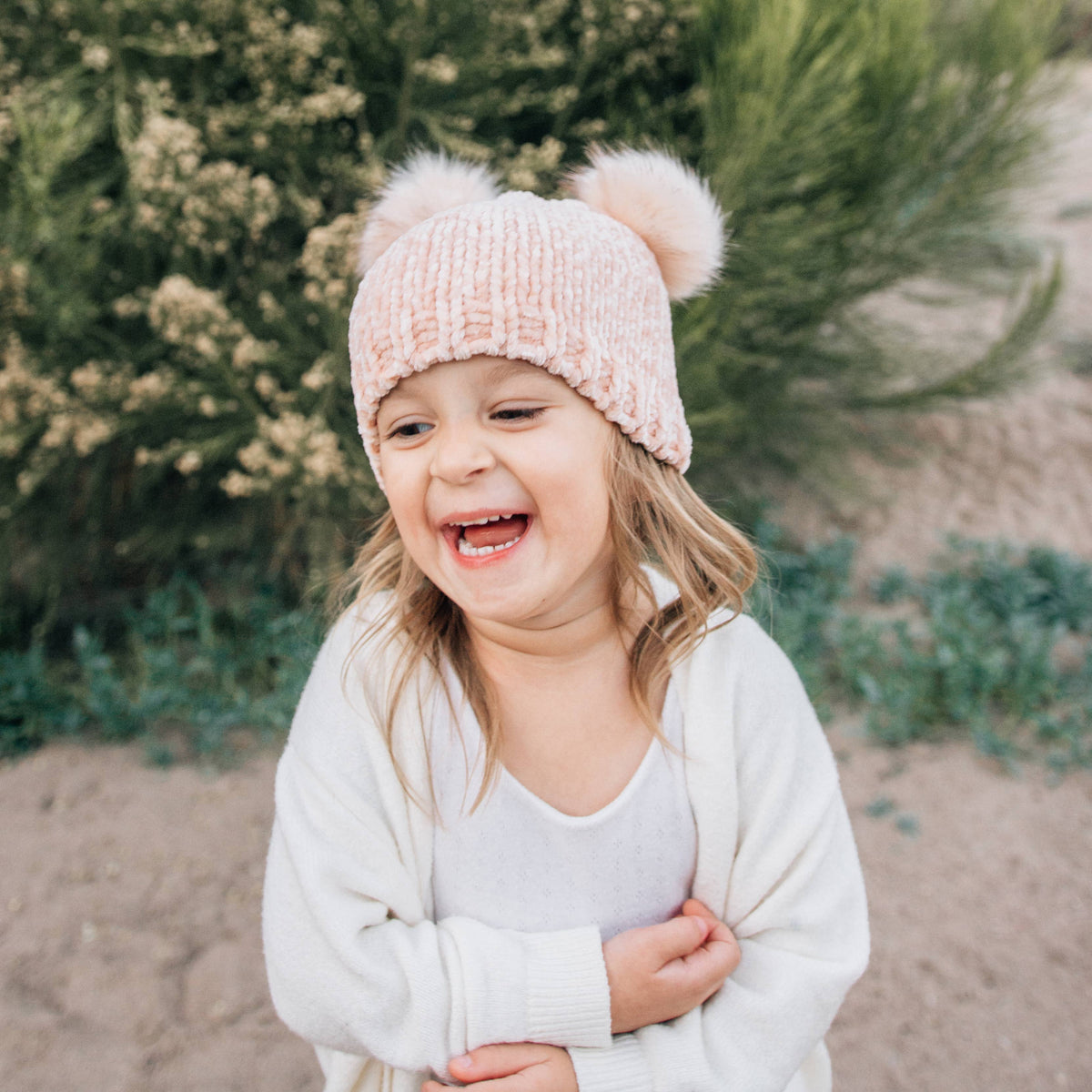 Champagne Chenille Hat