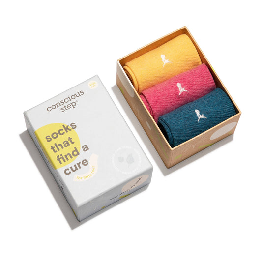 Boxed Set Kids Socks that Find a Cure