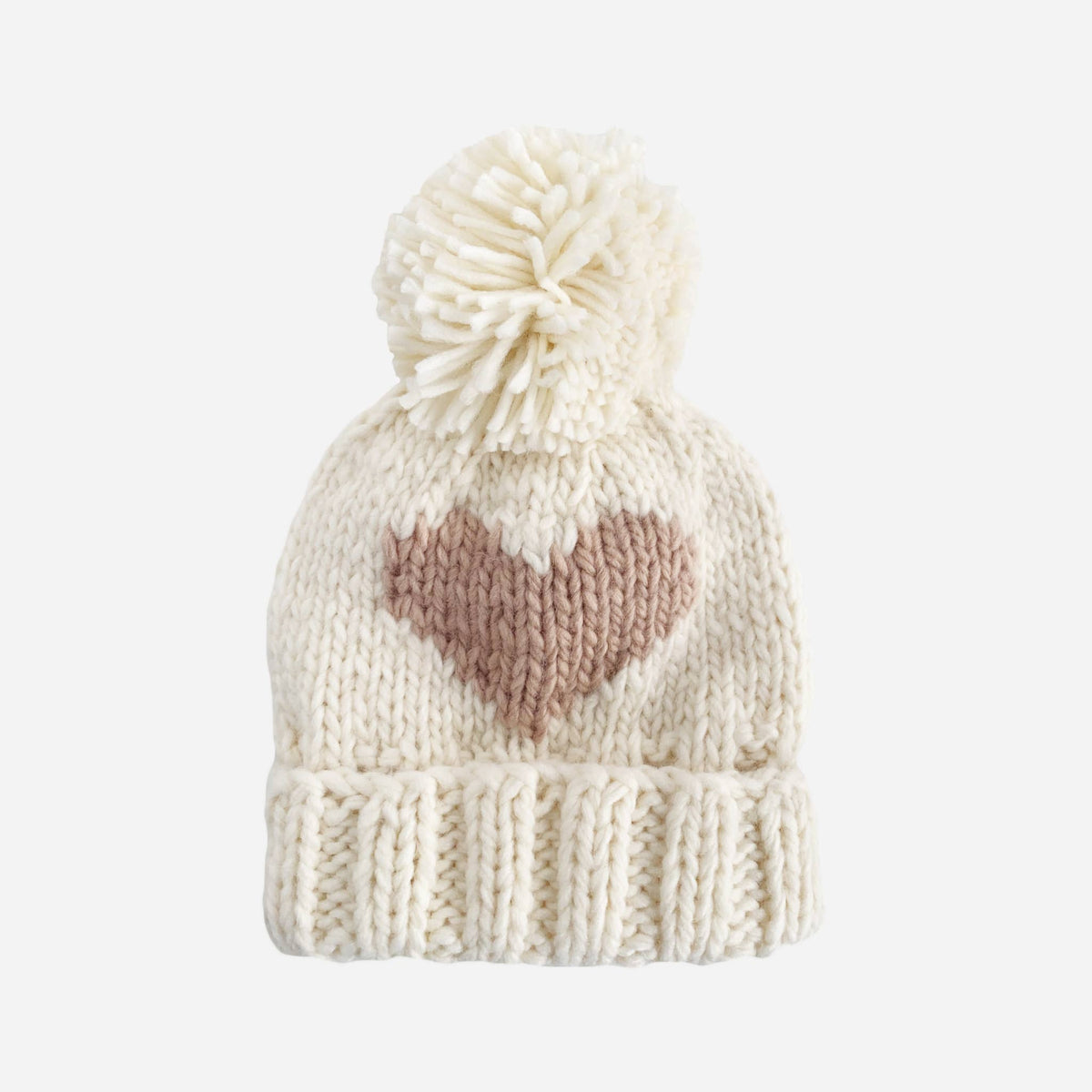 Heart Beanie Blush Winter Fall Baby Girls Clothing Hat