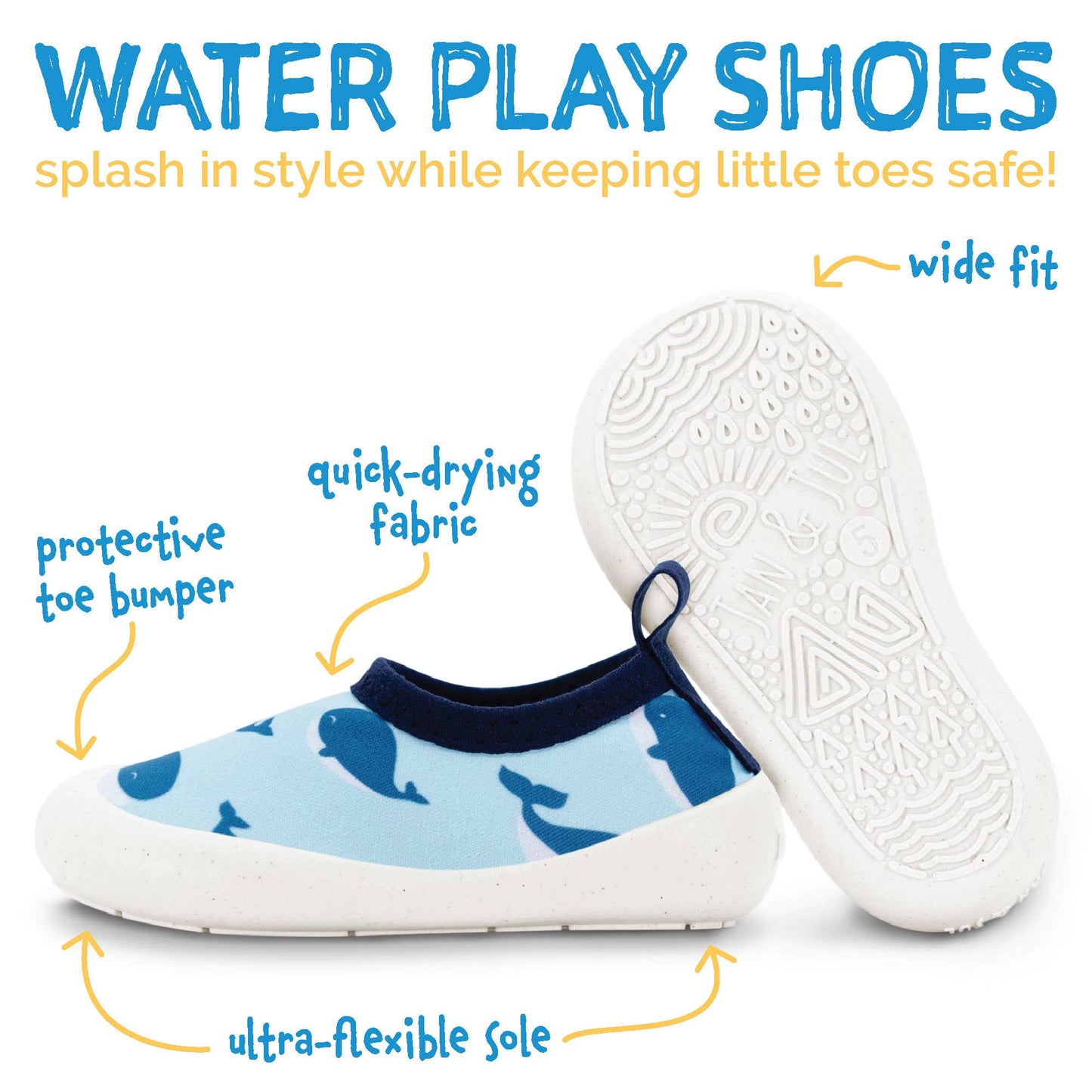 Purple Unicorn | Kids Water Shoes