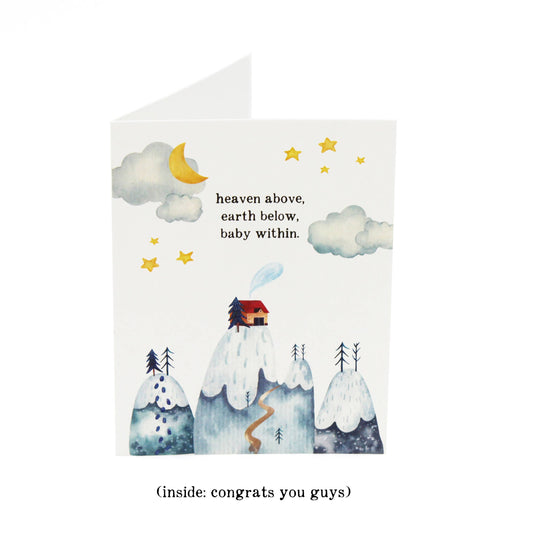Mountain Poem Card