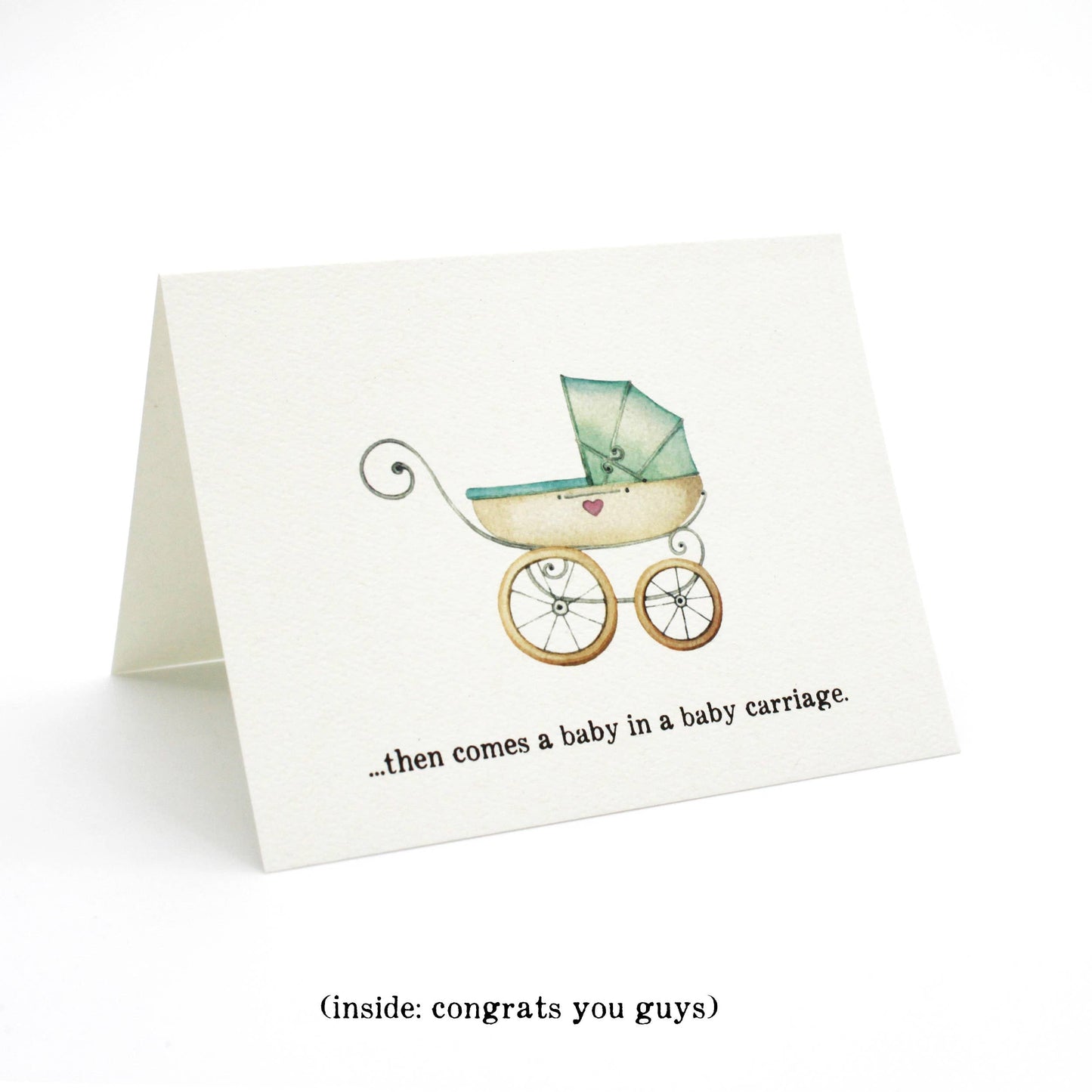 Baby Birth & Baby Shower Cards Baby Carriage