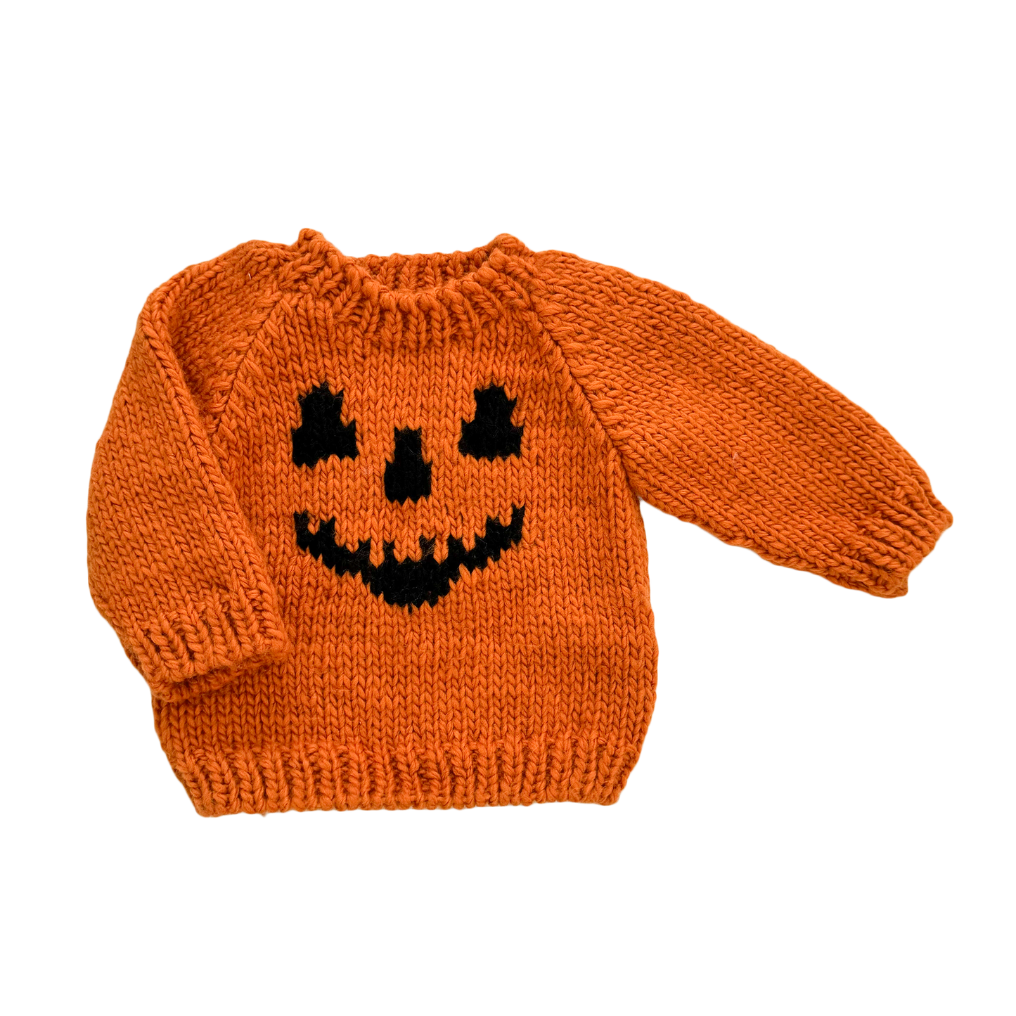 Orange Jack-o-lantern Sweater