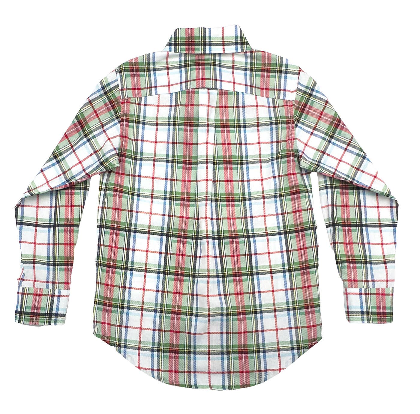 Boys Carter Oxford Creme Plaid 