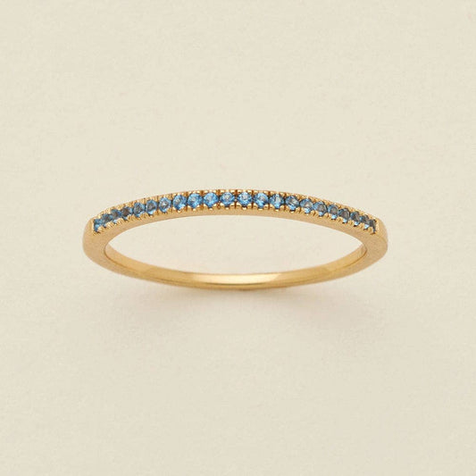 December Birthstone Stacking Ring