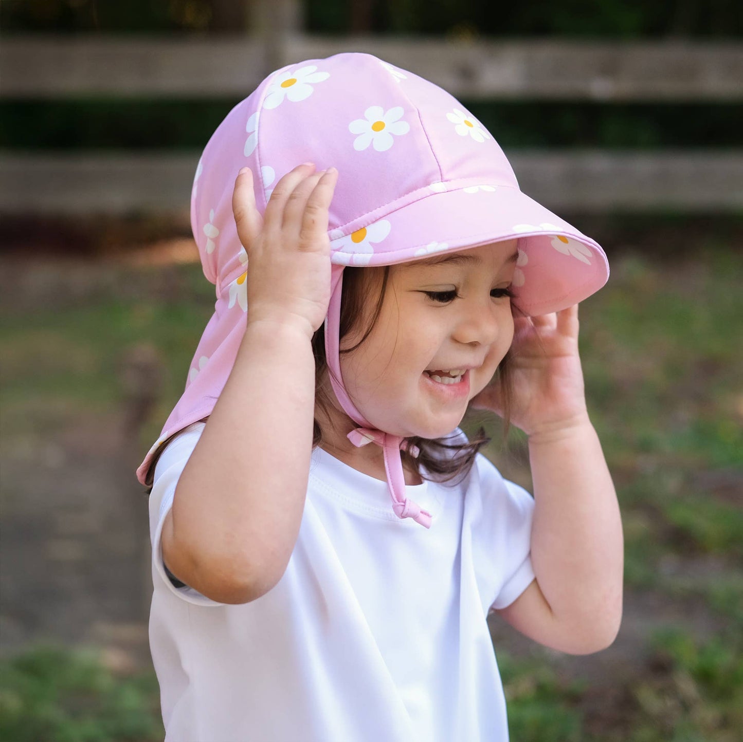 Pink Daisy | Sun Soft UV Baby Cap