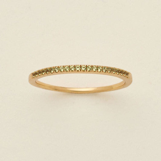 August Birthstone Stacking Ring