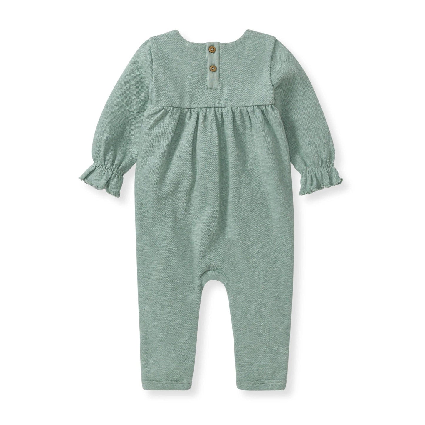 Chunky Slub Baby Girl Jumpsuit