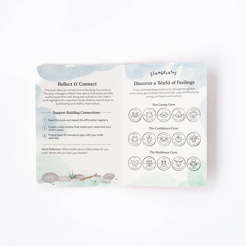 Slumberkins Inc. - Spanish | Otter's Heart Family Board Book