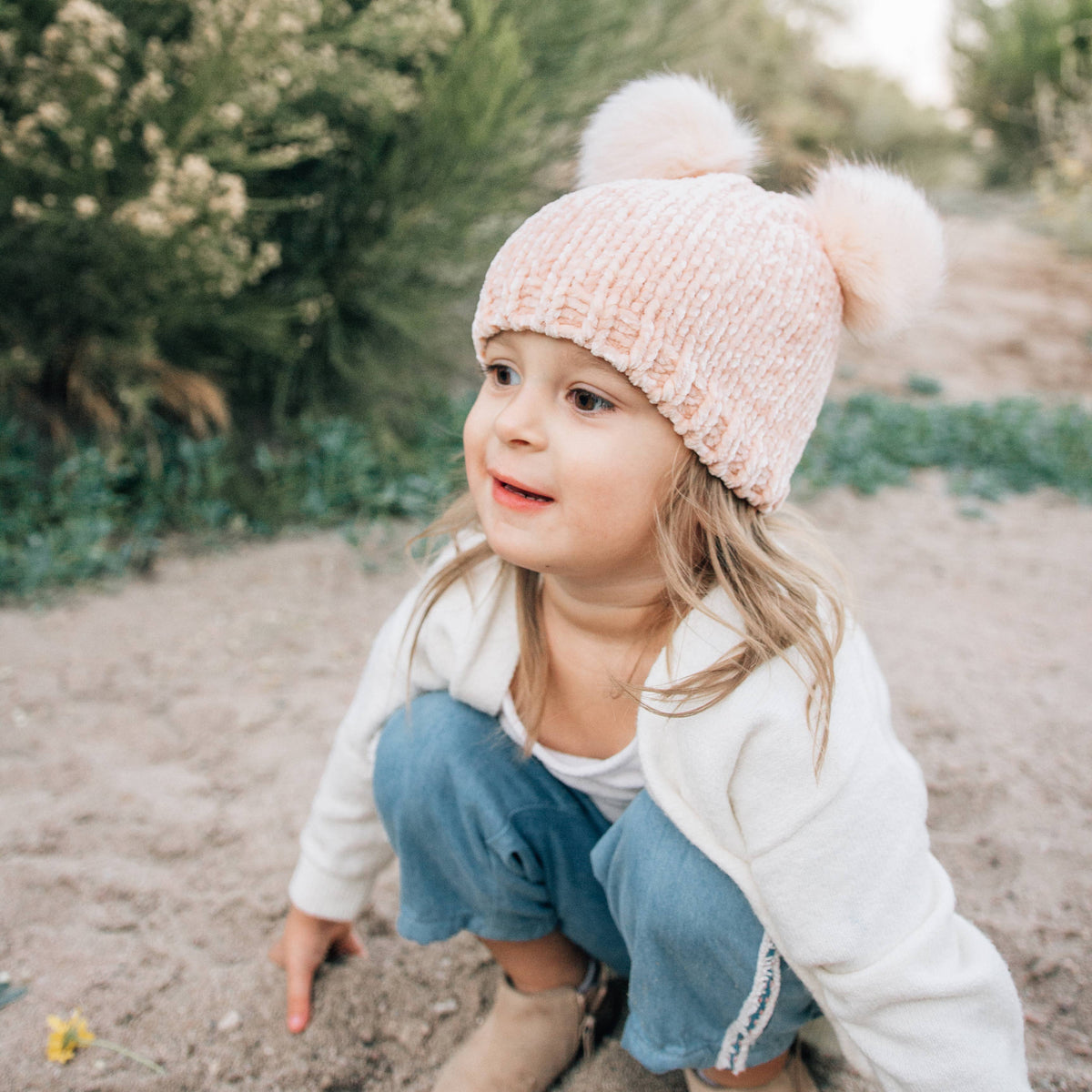 Champagne Chenille Hat