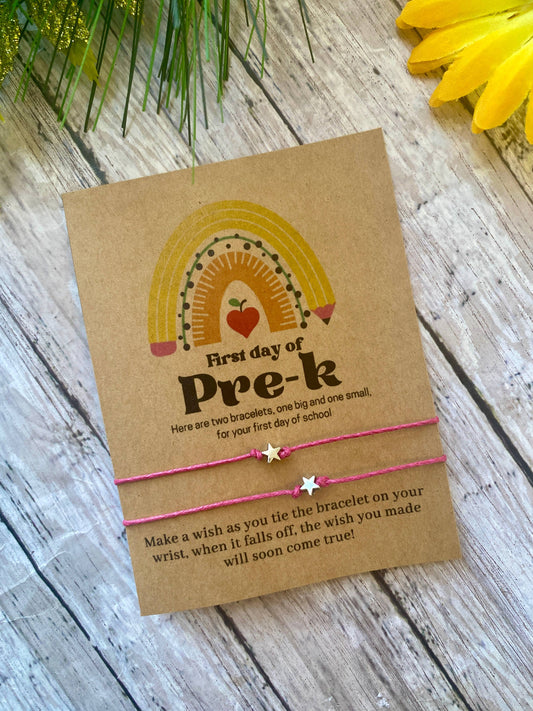 Mama & Me Pre-k Wish Bracelets