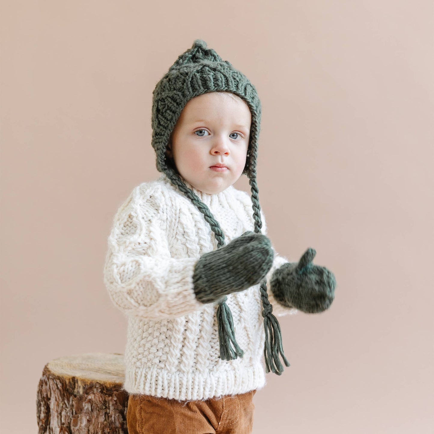 Fisherman Sweater, Cream Baby Kids Clothing Winter Apparel