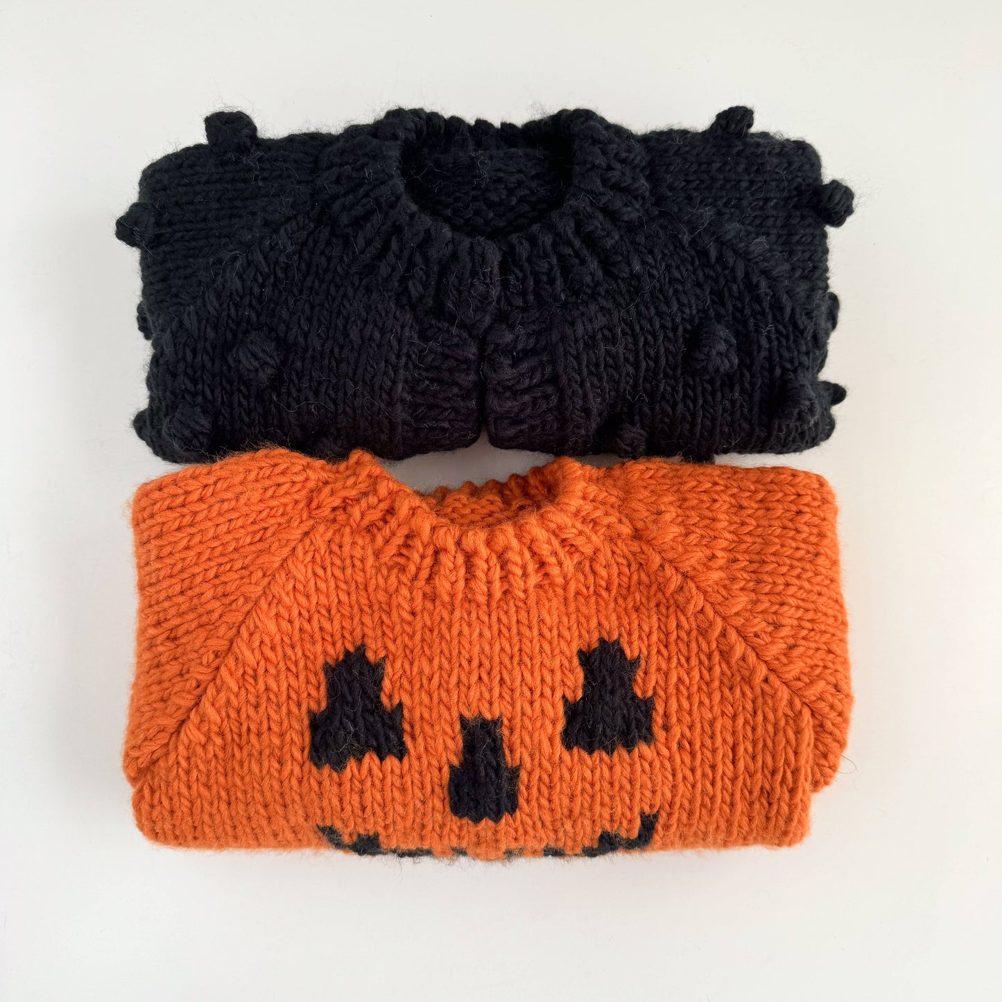 Orange Jack-o-lantern Sweater