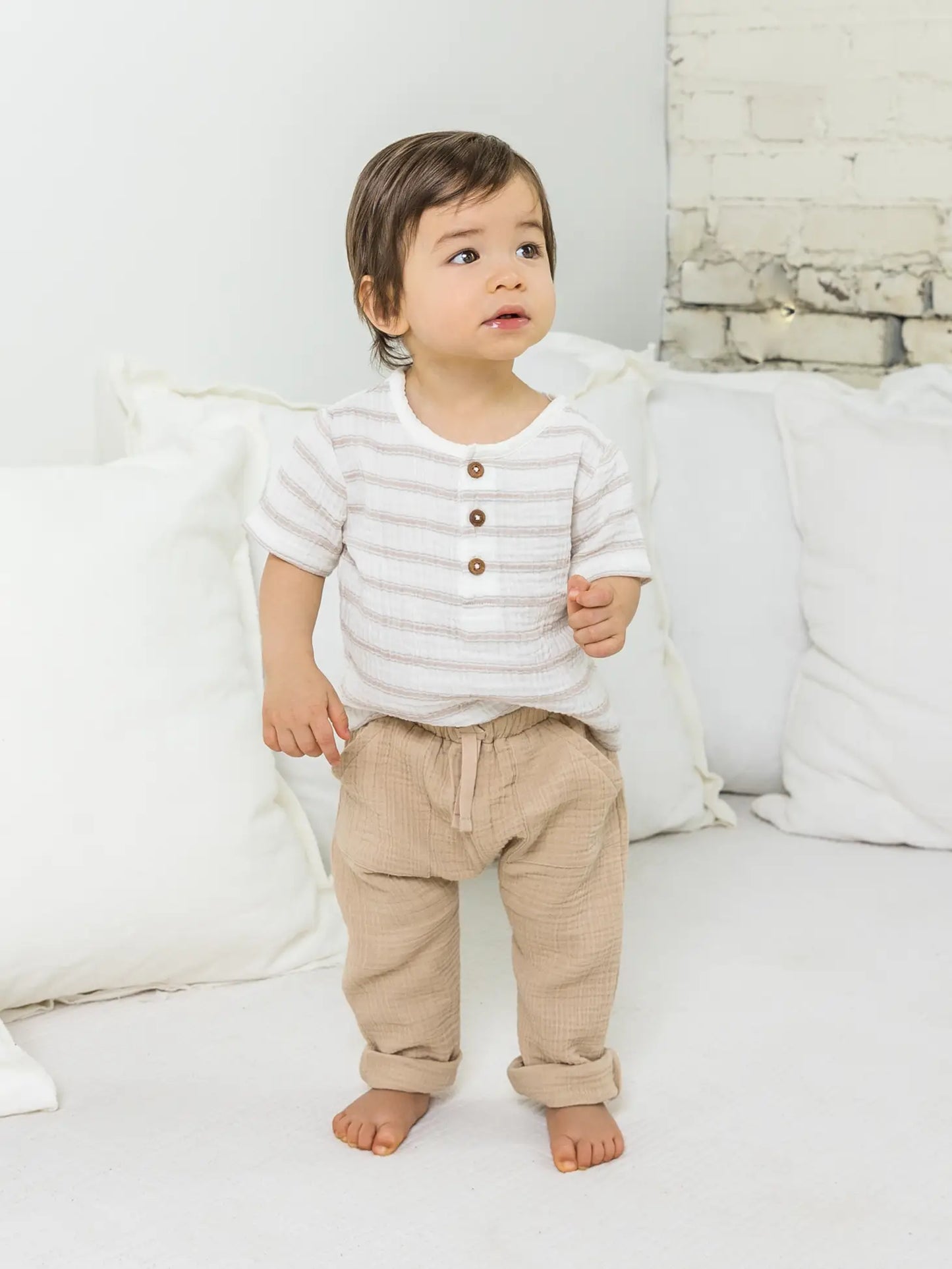 Organic Baby and Kids Sully Muslin Pant